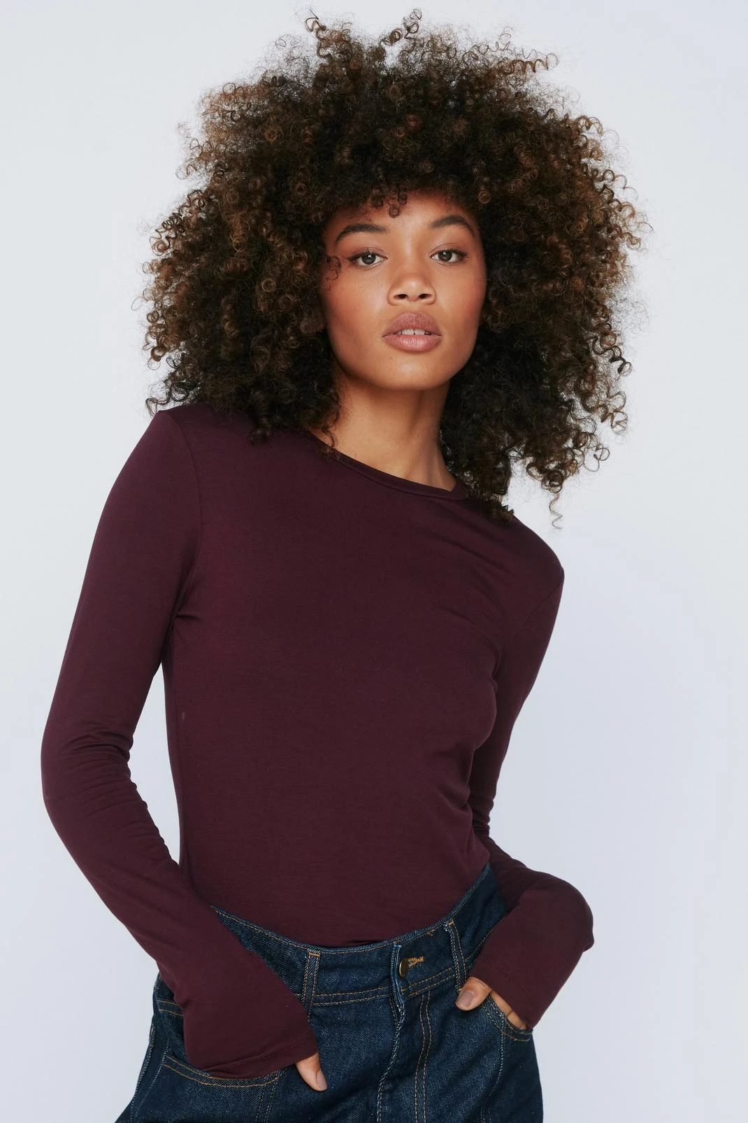 Crew Neck Long Sleeve Top - Image 2