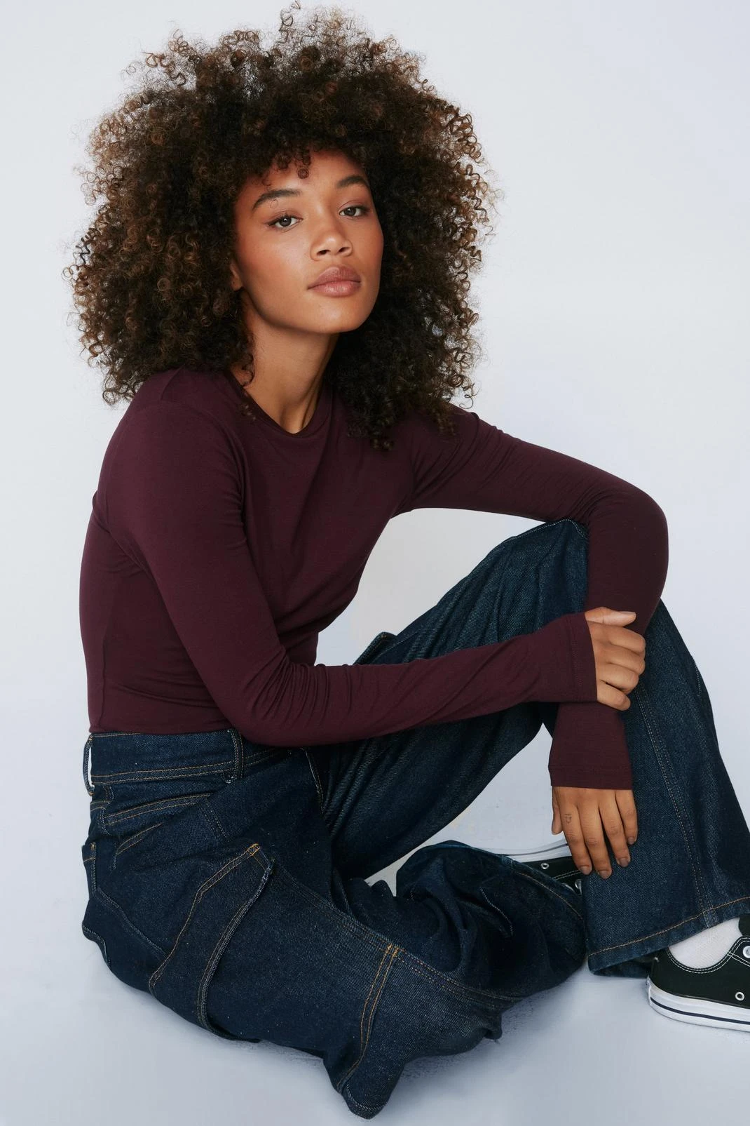 Crew Neck Long Sleeve Top - Image 4