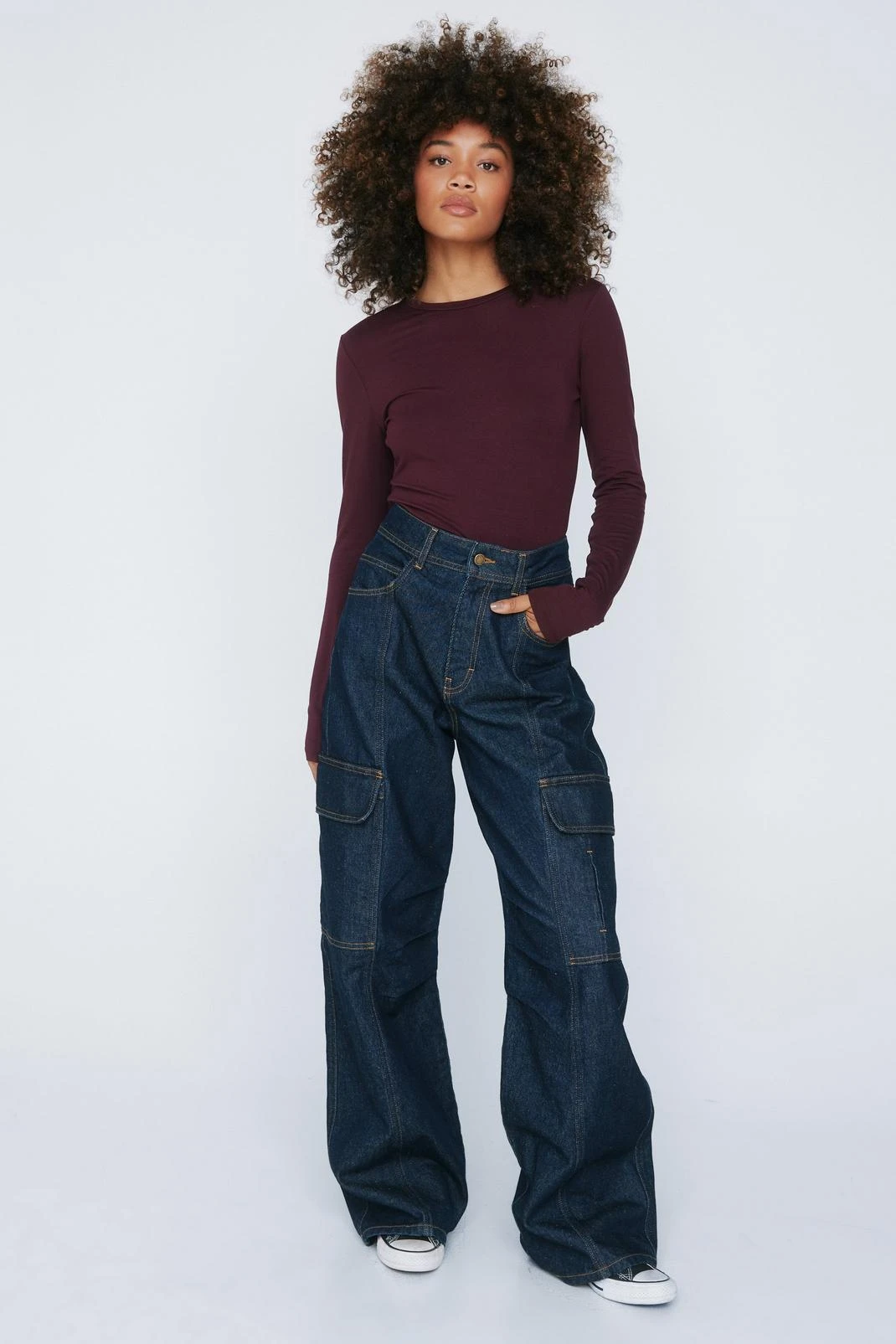 Crew Neck Long Sleeve Top