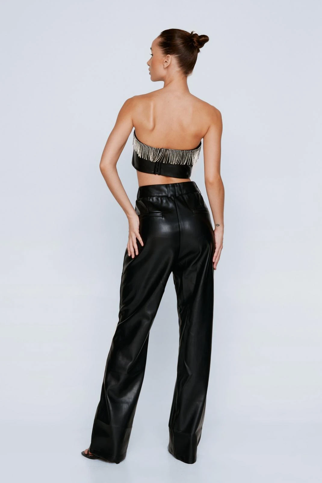 Premium Faux Leather Pants - Image 3