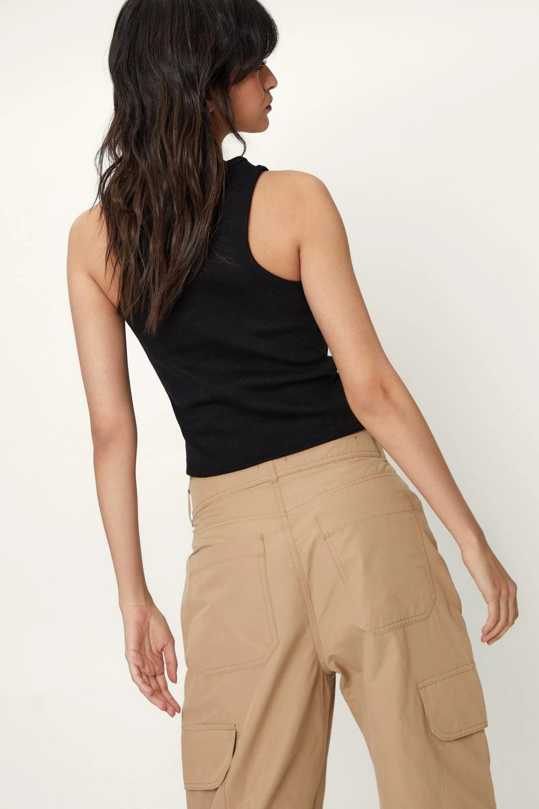 Premium Ribbed Racer Back Tank Top - Image 3