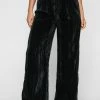 Premium Velvet Wide Leg Pants