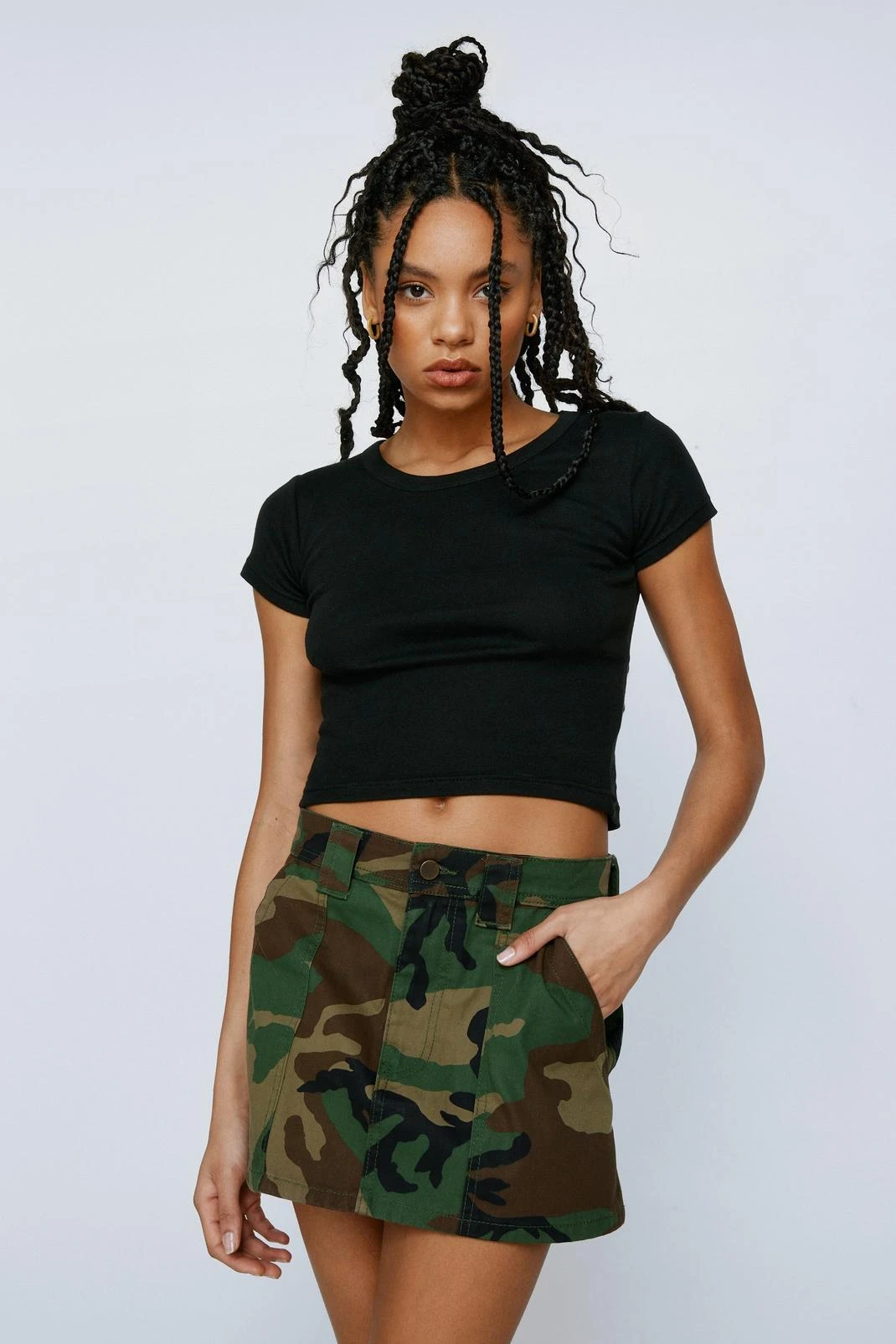 Ribbed Baby Fit T-shirt - Image 2