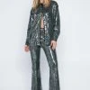 Sequin Two Piece Flare Pants