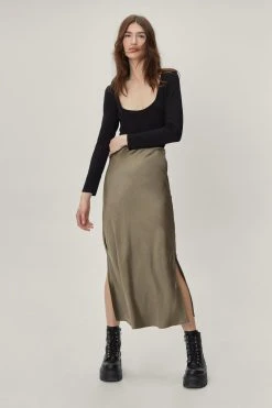 Square Neck Long Sleeve Bodysuit