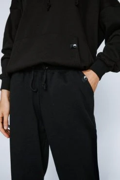 Tab Detail Hoodie And Sweatpants Set
