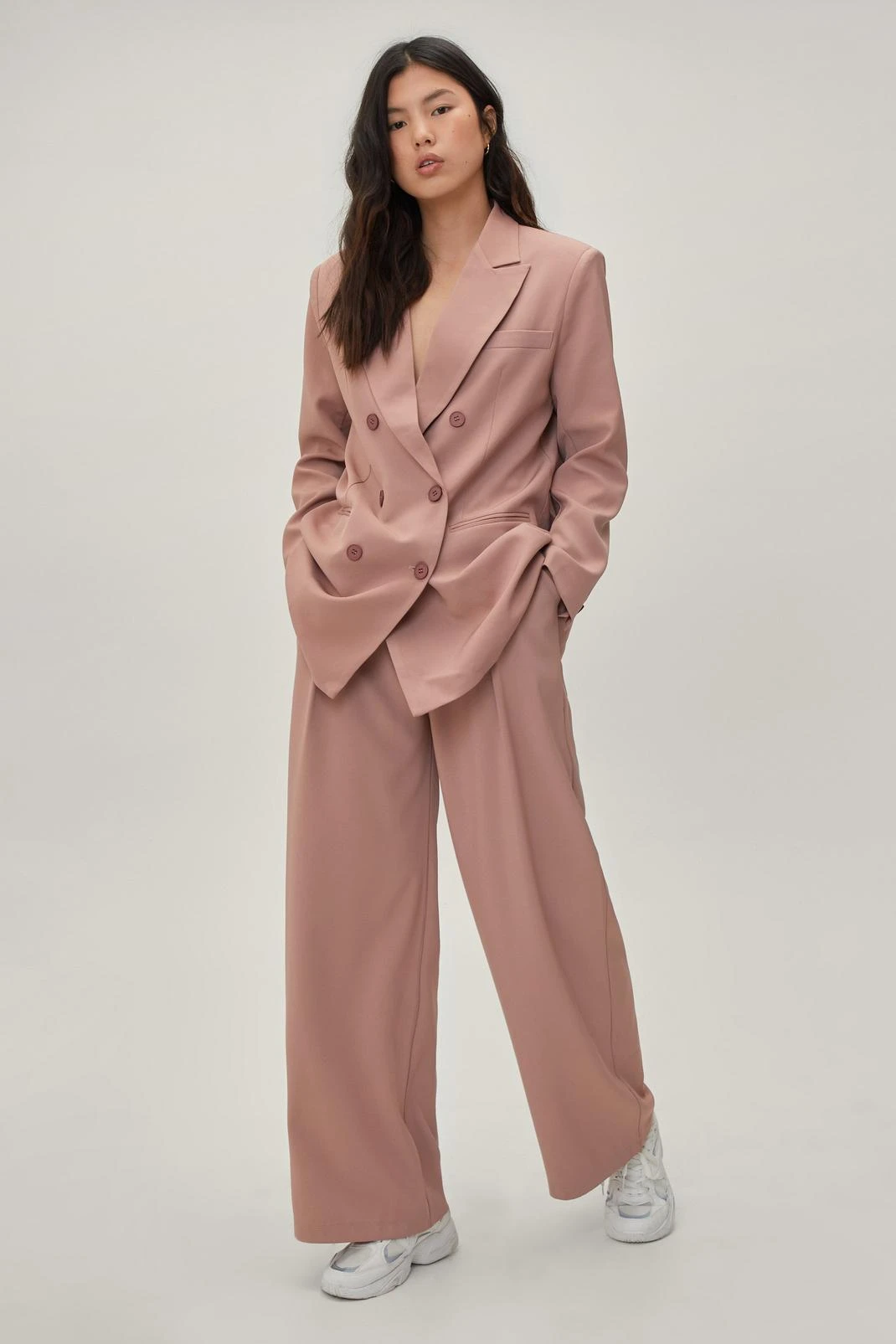 Double Pleated Tailored Pants - Image 5