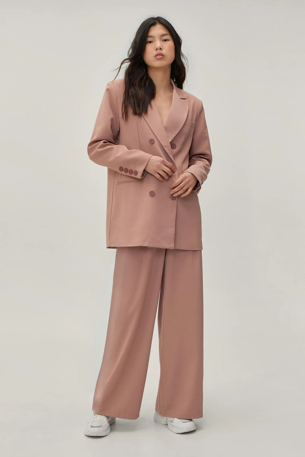 Double Pleated Tailored Pants - Image 4