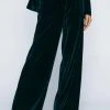 Velvet Tailored Pants