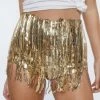 Tassel Sequin Shorts