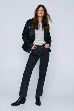 Relaxed Fit Stripe Long Sleeve T-shirt