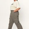 Plus Size Twill Utility Cargo Pants