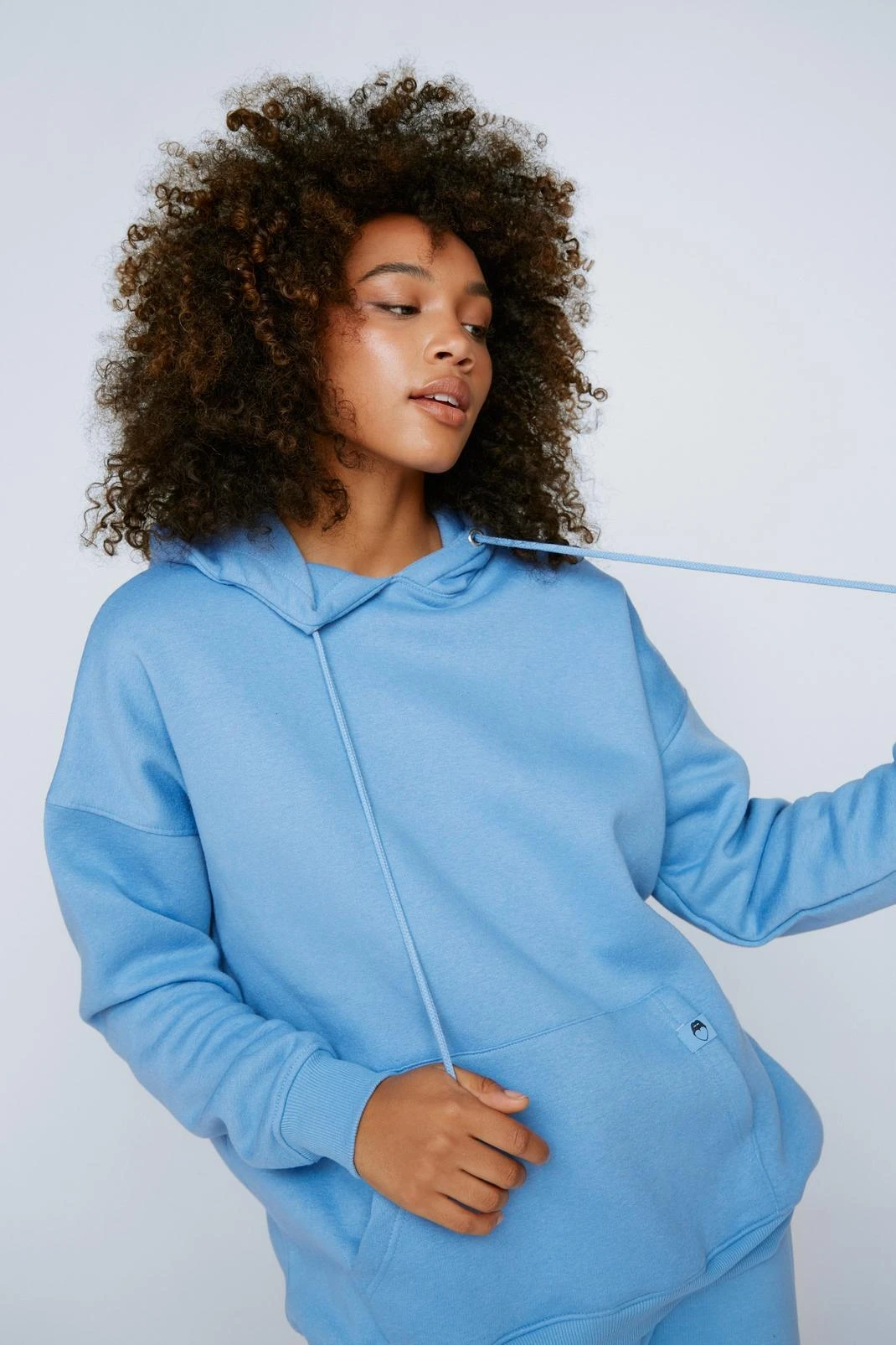 Tab Detail Hoodie And Sweatpants Set - Image 5