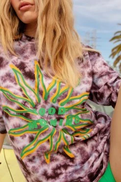 Printed Graphic Tie Dye Skater T-shirt