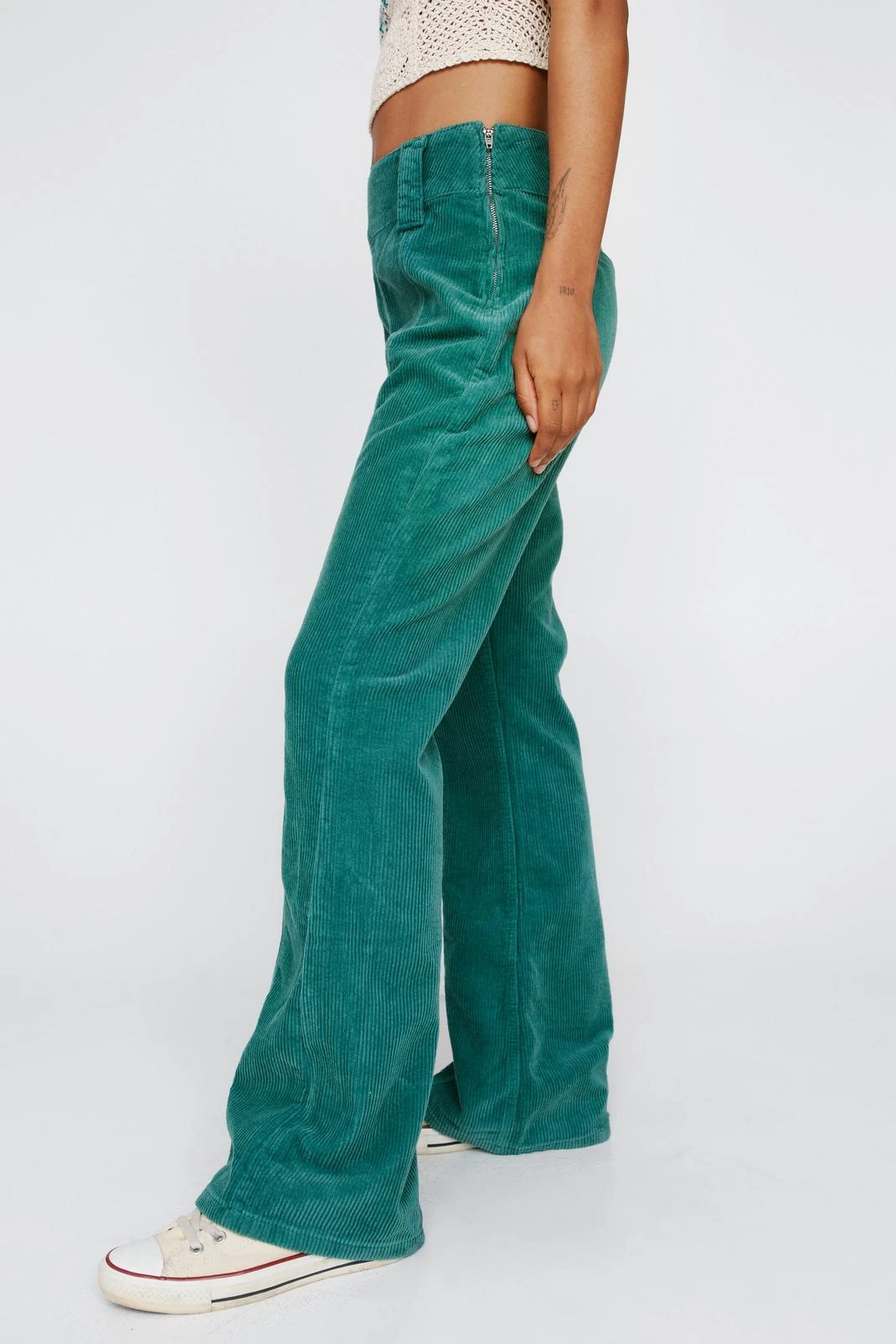 Premium Low Rise Cord Flared Pants