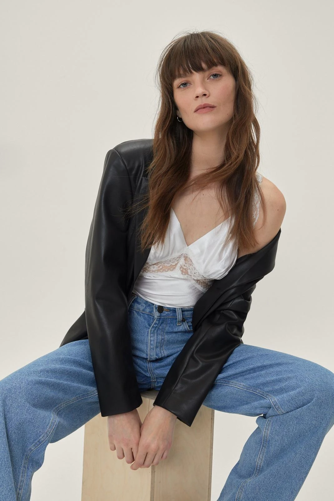 Satin Lace Trim Cut Out Cami Top - Image 4